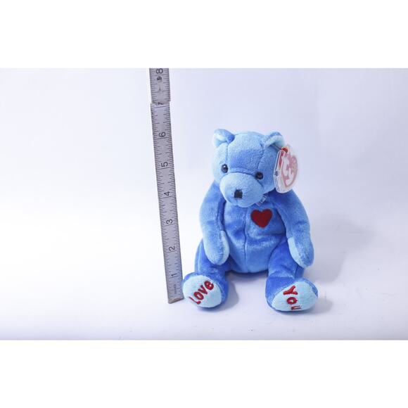 TY Bennie Babies Dad, Blue Plush Toy Collectible, Soft, Stuffed Animal - Picture 2 of 2